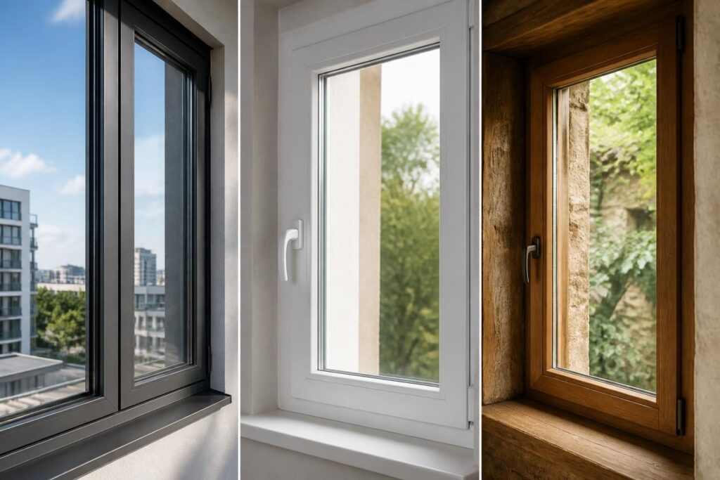 découvrez notre comparatif complet entre la menuiserie aluminium, pvc et bois pour choisir le matériau idéal pour vos fenêtres et portes. avantages, inconvénients, performances et styles analysés en détail.