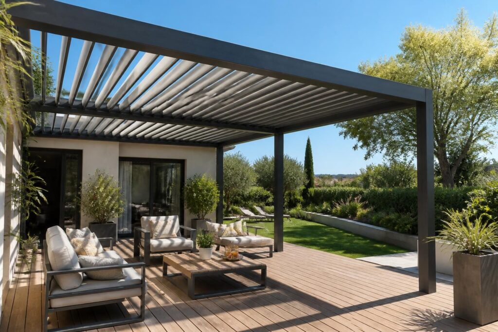 découvrez le fonctionnement d'une pergola bioclimatique en aluminium, ses avantages et son prix pour aménager votre espace extérieur de manière moderne et efficace.