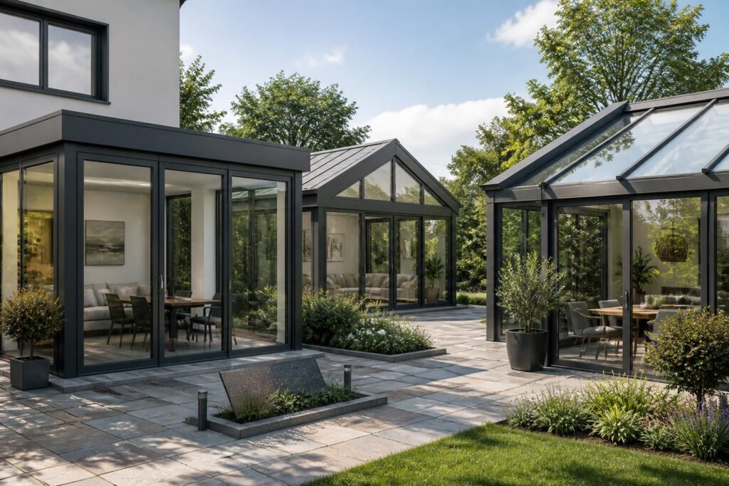 découvrez notre guide complet sur la véranda en aluminium : explorez les différents types, les prix au m² et les réglementations à connaître pour réussir votre projet.