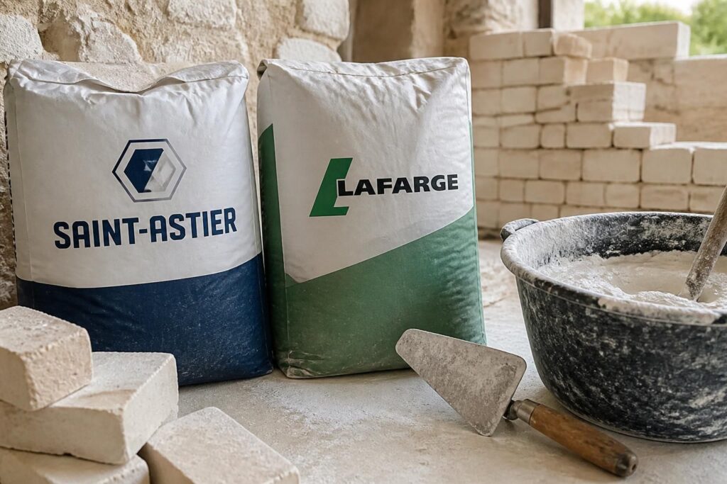 découvrez les propriétés et les utilisations de la chaux blanche nhl 3,5 des marques saint astier et lafarge, idéale pour la construction écologique et la restauration du patrimoine.