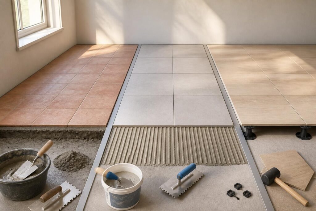 découvrez les avantages et inconvénients de la pose de carrelage scellé, ainsi que les alternatives de pose collée pour choisir la meilleure solution pour votre sol.
