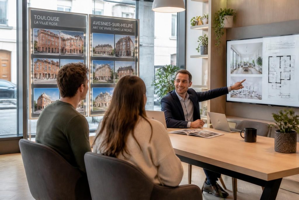 découvrez 3d immo, votre réseau d'agences immobilières à toulouse et avesnes-sur-helpe, offrant un large choix d'offres immobilières adaptées à tous vos besoins.
