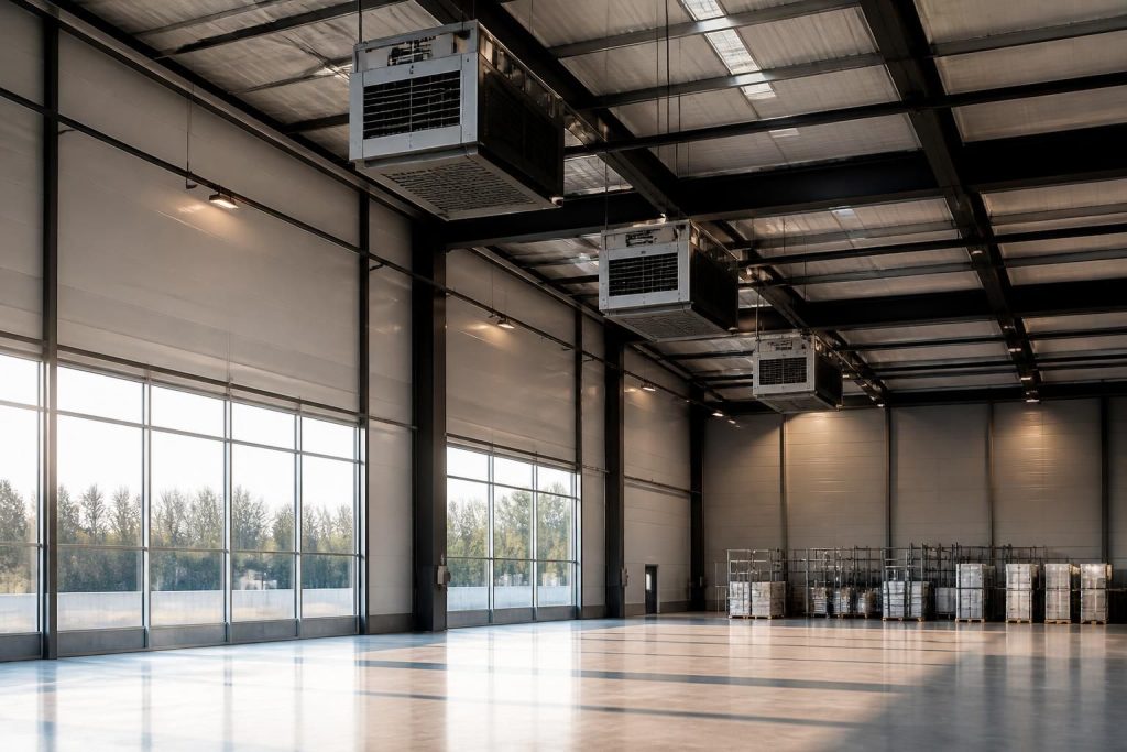 découvrez des solutions de chauffage économiques et adaptées pour chauffer efficacement les grandes surfaces et les grands volumes.