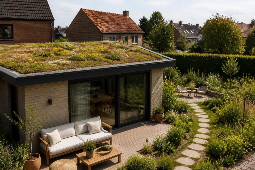 découvrez notre kit toiture végétalisée adapté pour terrasses et jardins en belgique, offrant une solution écologique et esthétique pour embellir votre espace extérieur.